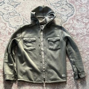 The North Face button up hoodie